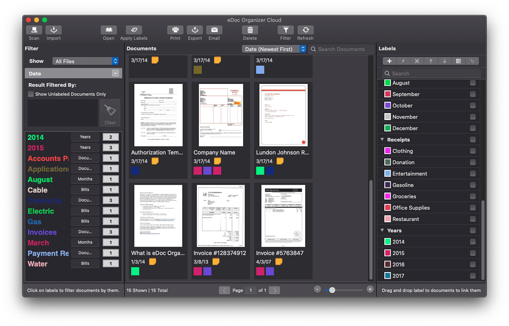 eDoc Organizer for Mac