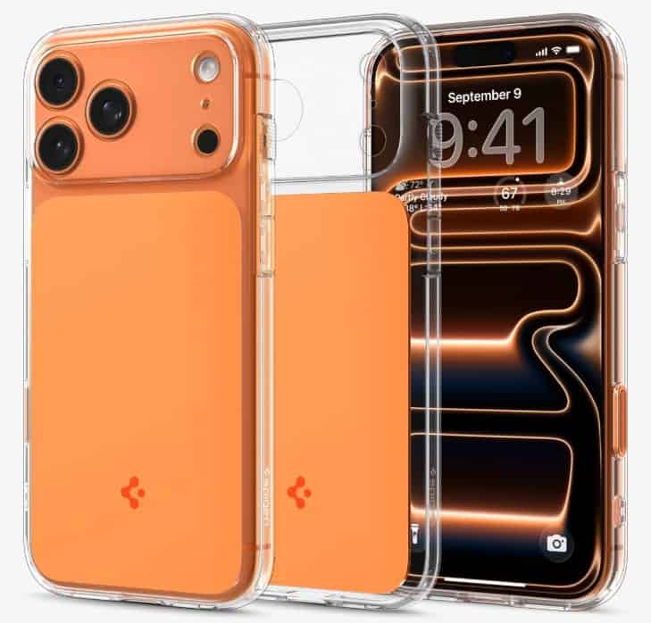 iPhone 17 Pro max Spigen Clear Case Design