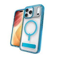 An iPhone 17 Pro Max in a CZAGG Stand Case