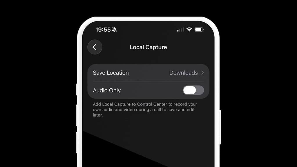 ios 26.1 beta 3 local capture
