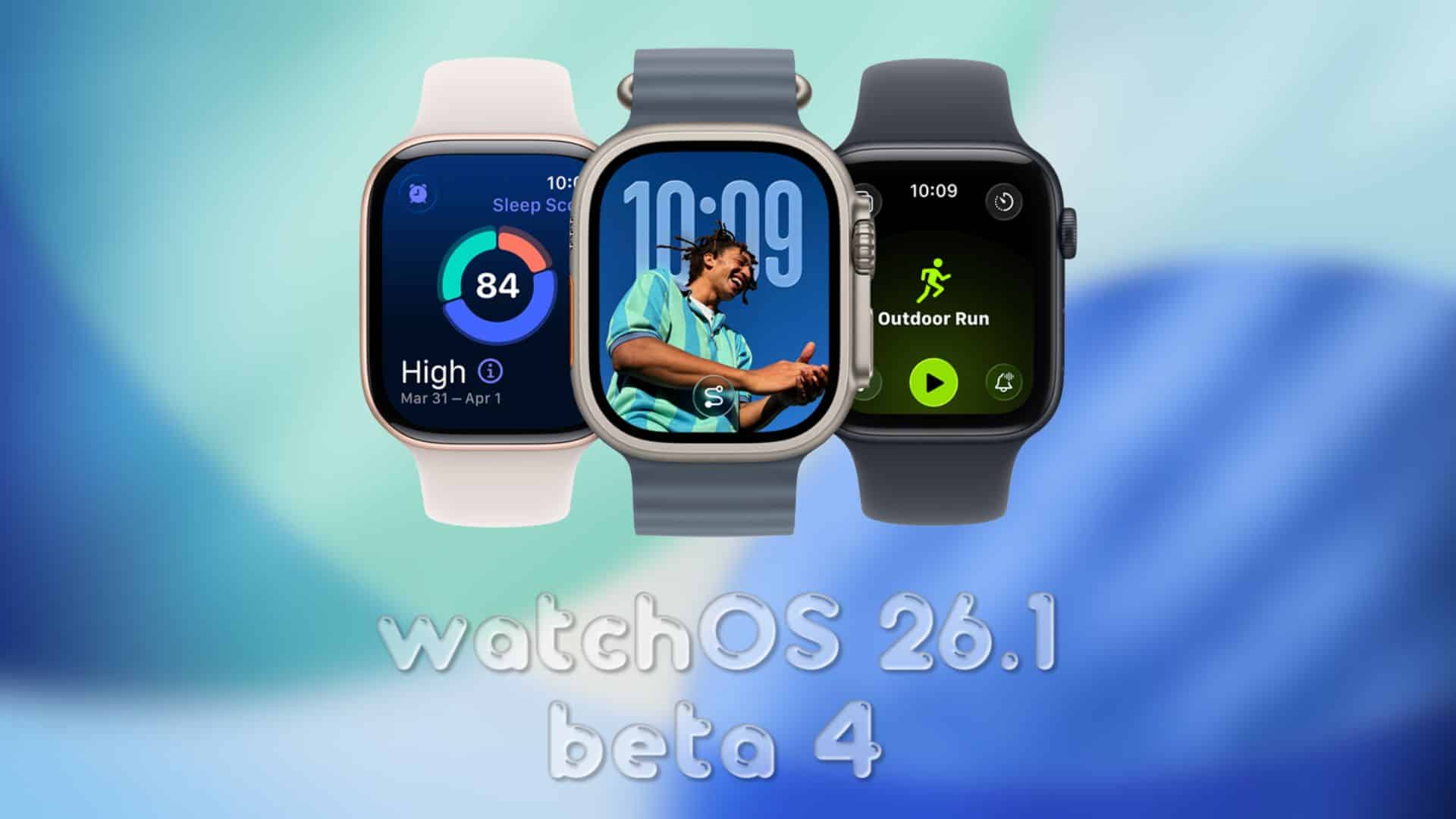 watchOS 26.1 public and developer beta 4 now available