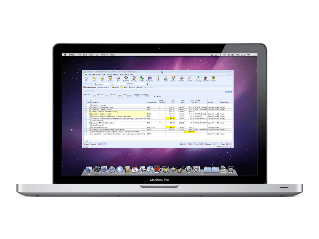 QuoteWerks for Mac