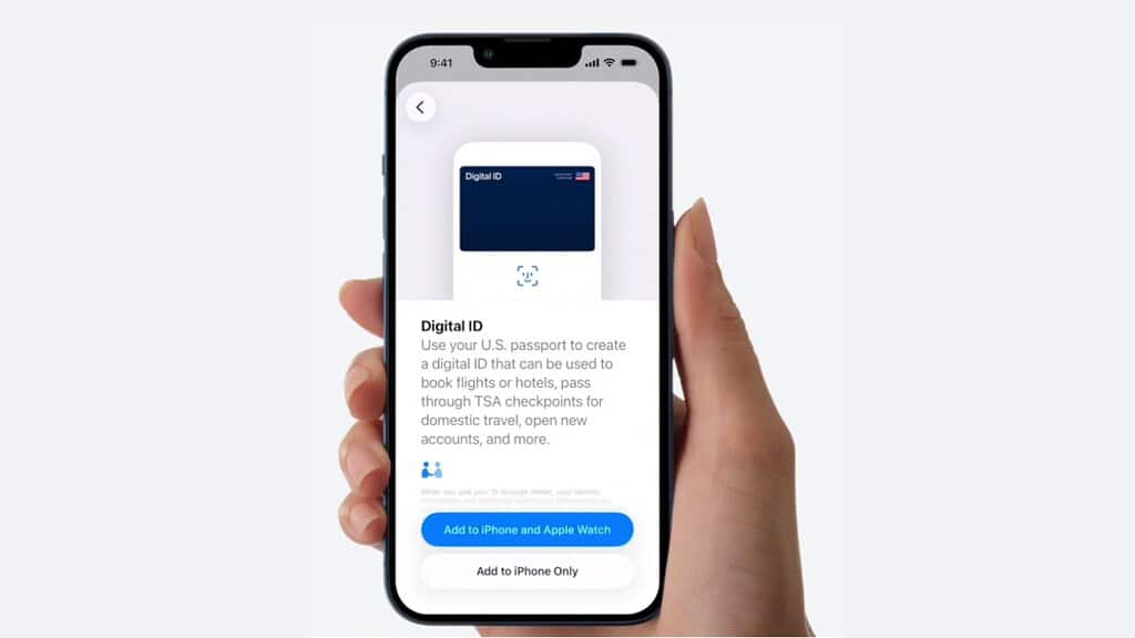 iphone digital id passport