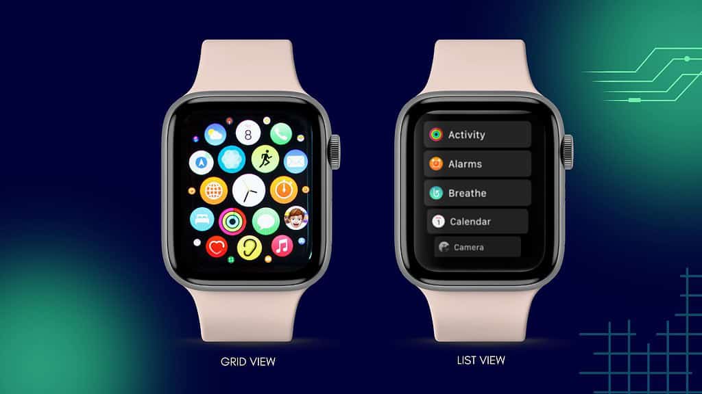 apple watch app views