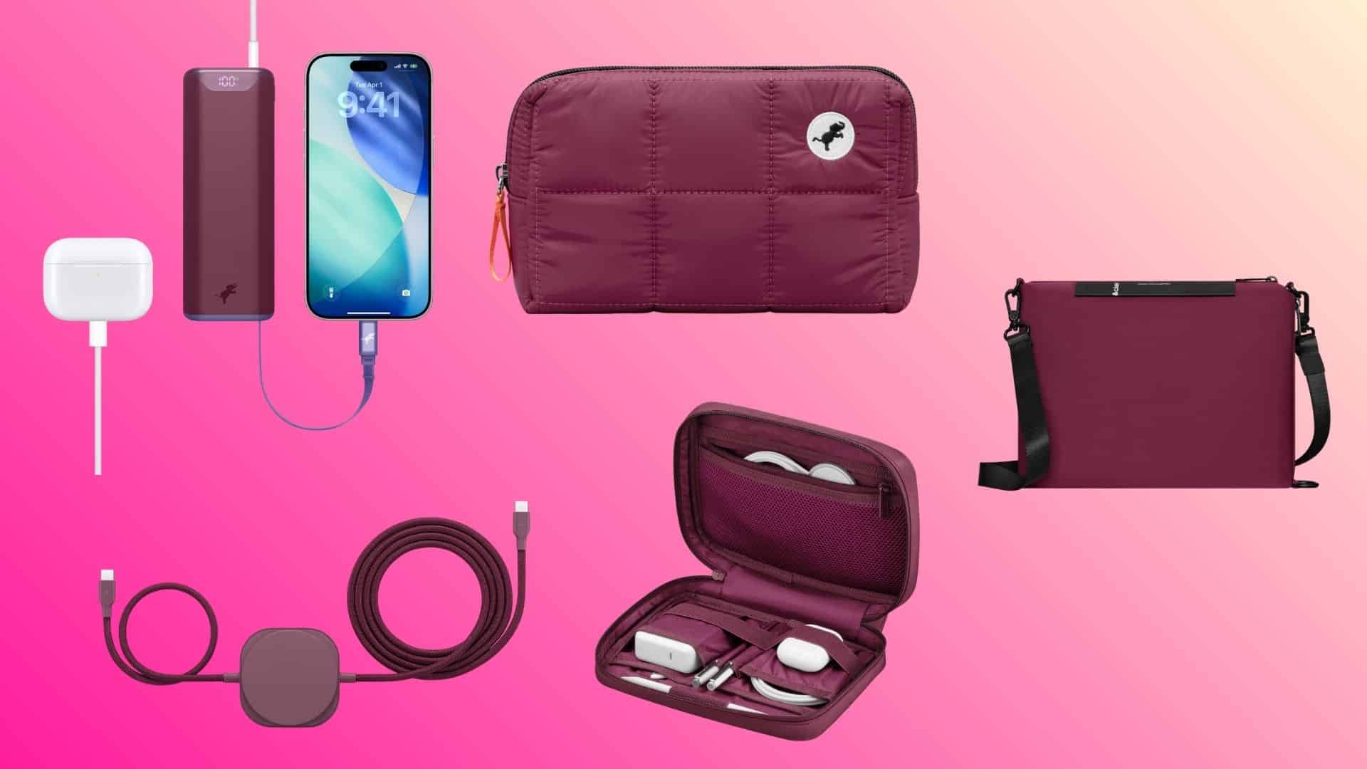 Apple Launches New ‘Dark Cherry’ Collection of Third-Party Accessories