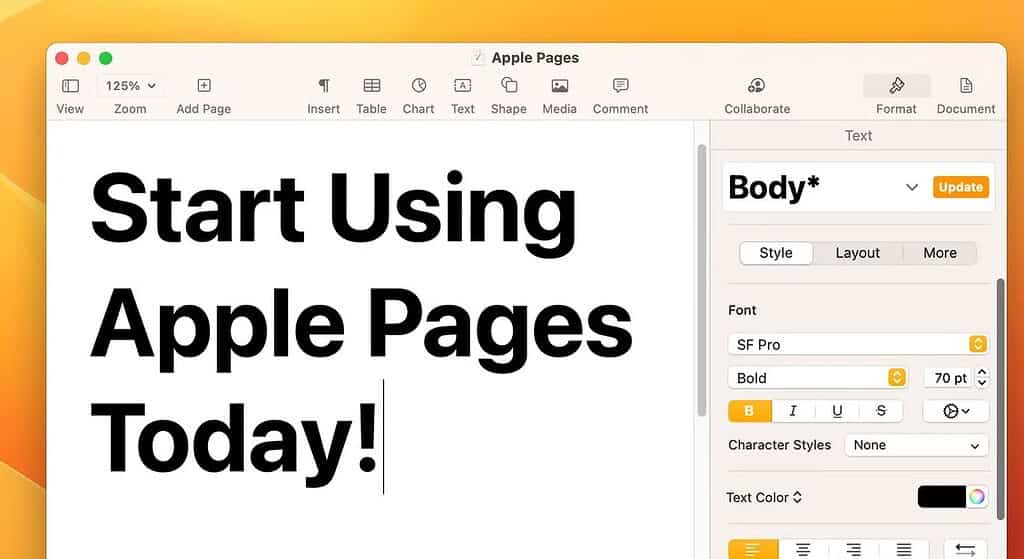 Apple Pages