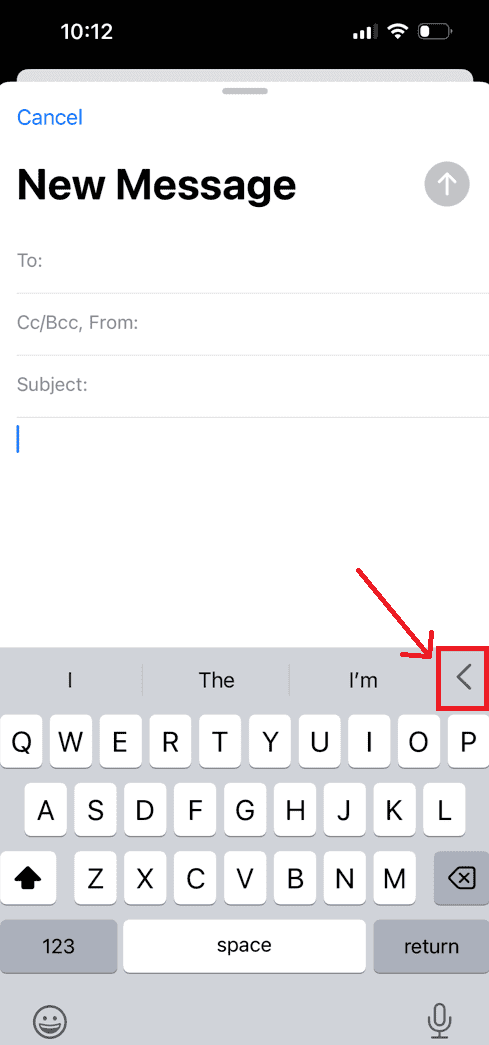Attach Files Apple Mail Arrow
