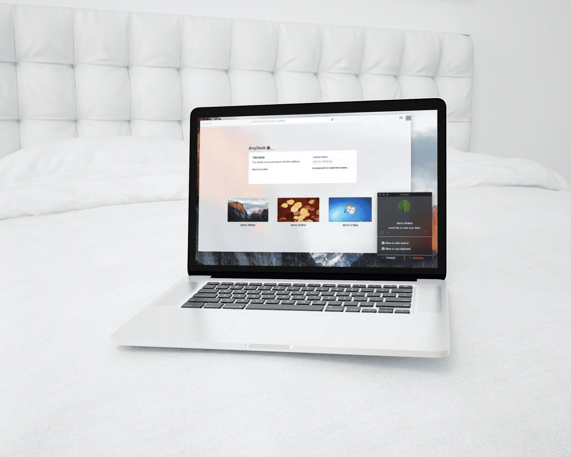 AnyDesk on a Mac