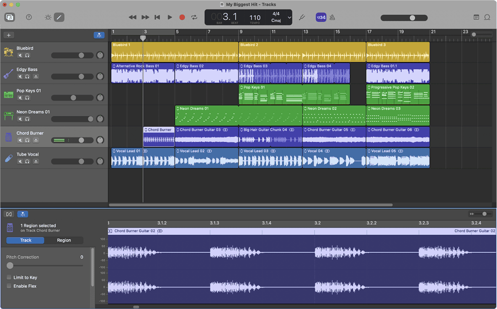 GarageBand for Mac