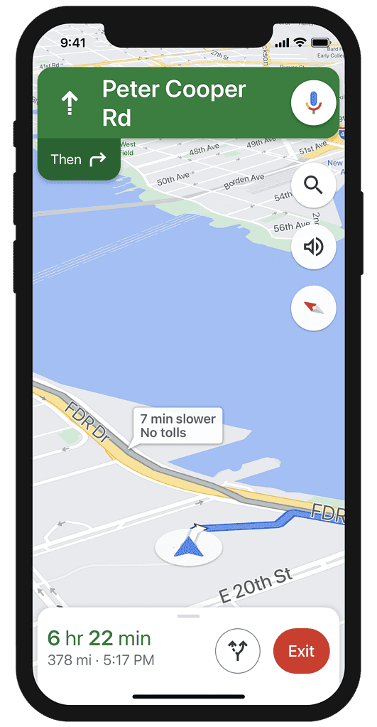Google Maps for iPhone