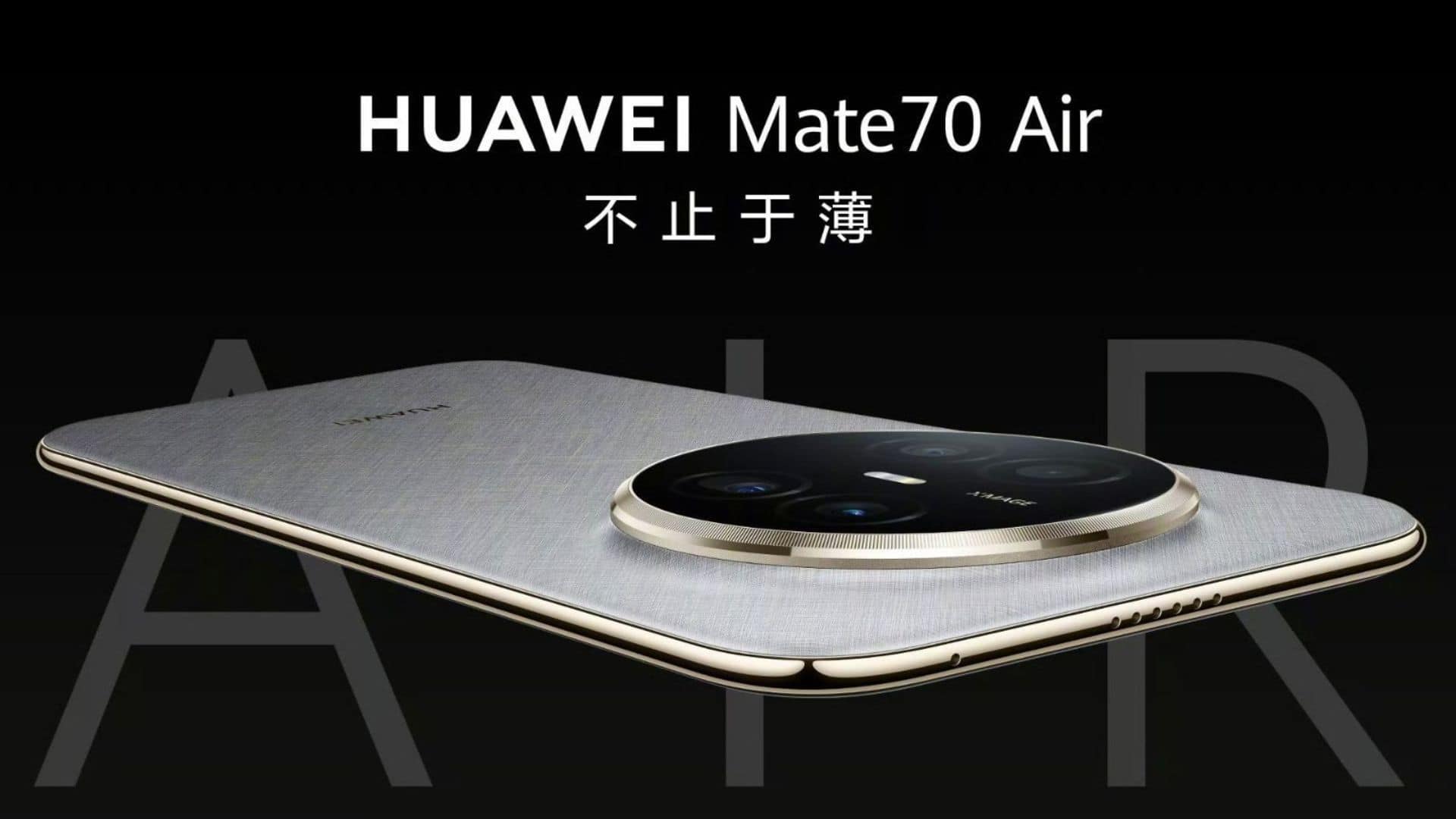 Huawei Enters the ‘Air’ Era With the Mate 70 Air, Its Rival to the iPhone Air