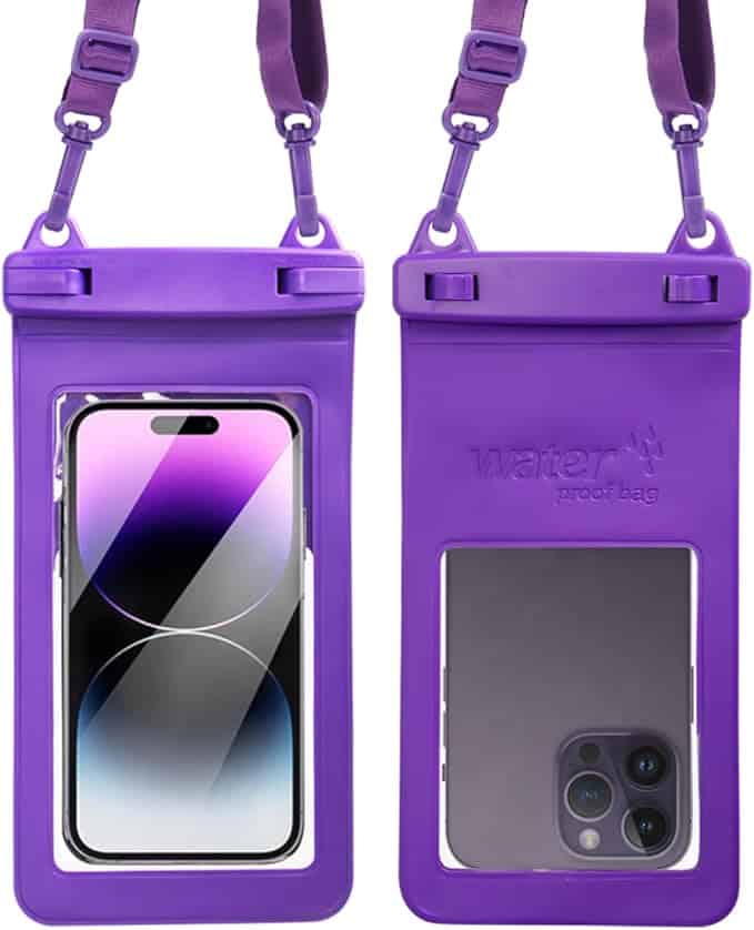 IPX8, 7.4Waterproof Phone Pouch, Universal Fit
