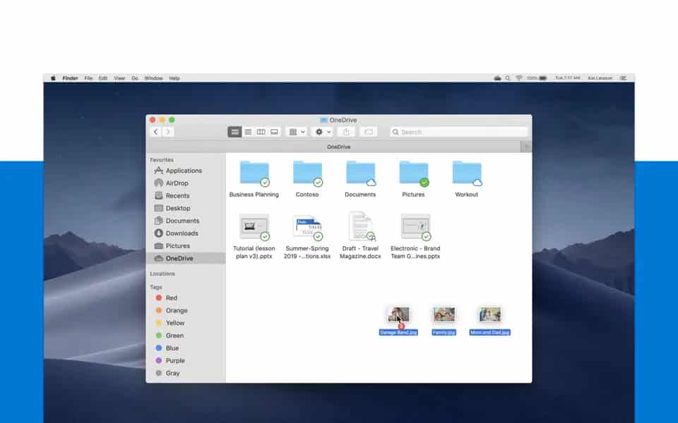 Microsoft OneDrive on Mac
