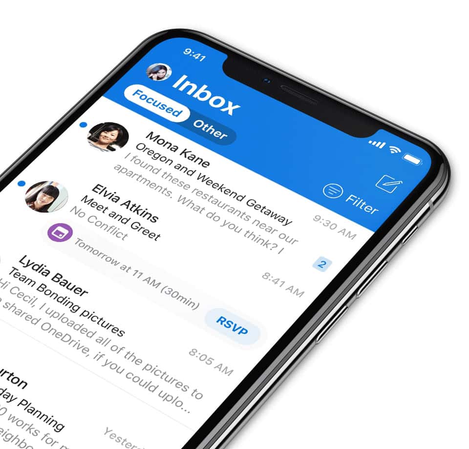 Microsoft Outlook for iPhone