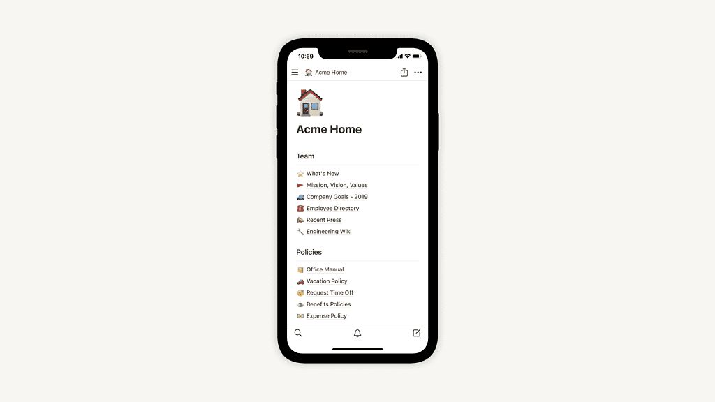 Notion for iPhone
