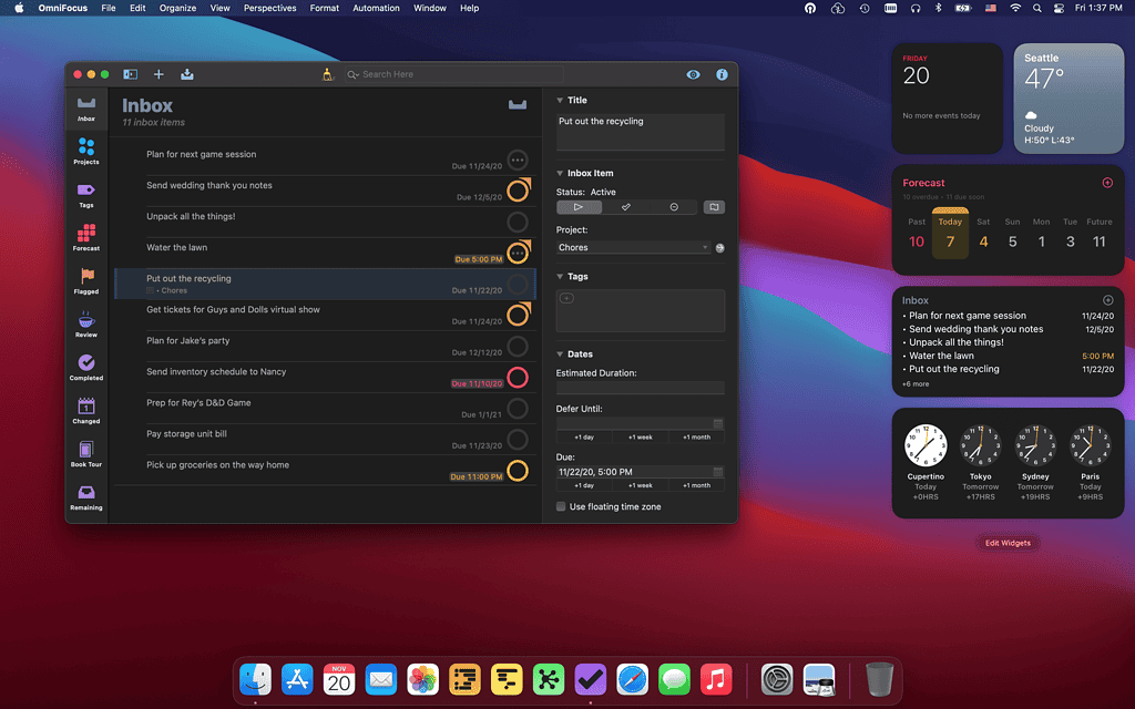 OmniFocus for Mac