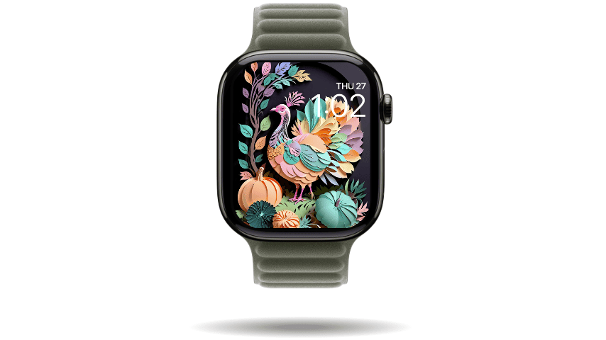 Pastel Thanks Giving Apple Watch Face