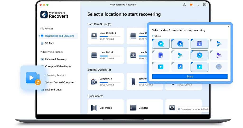 Recoverit by Wondershare