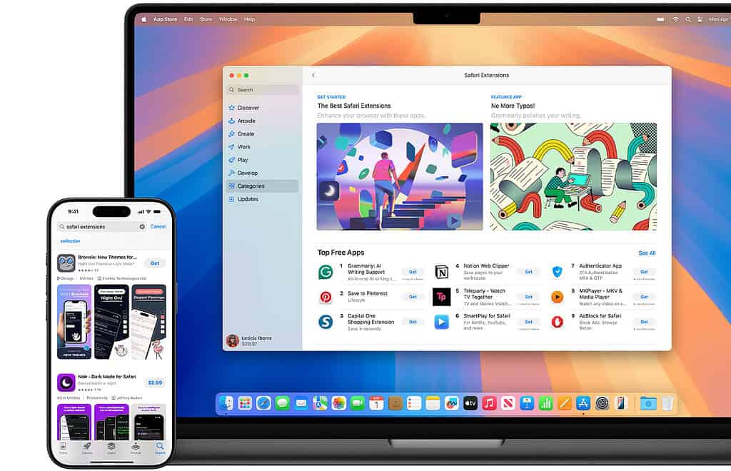 Safari on iPhone and Mac