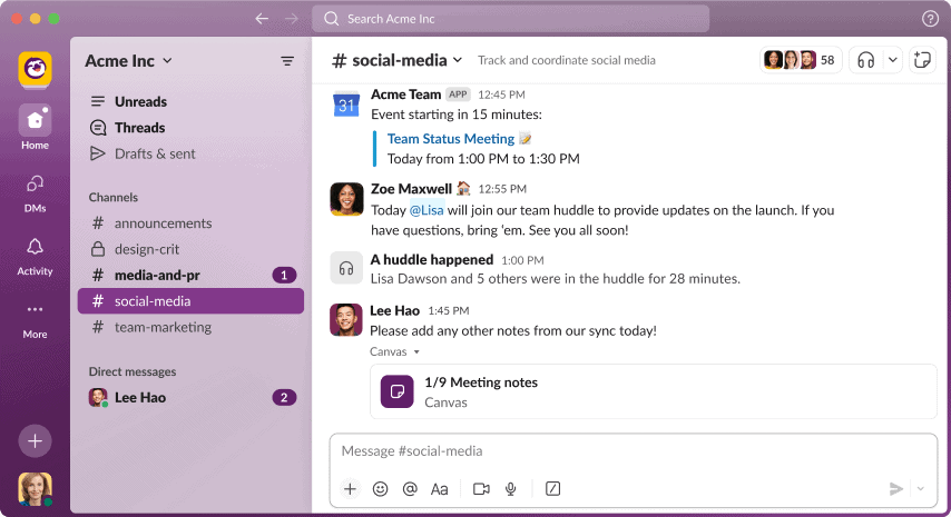 Slack for Mac