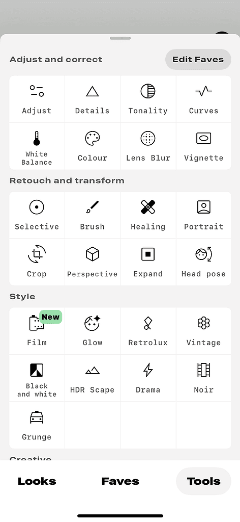 Snapseed for iPhone