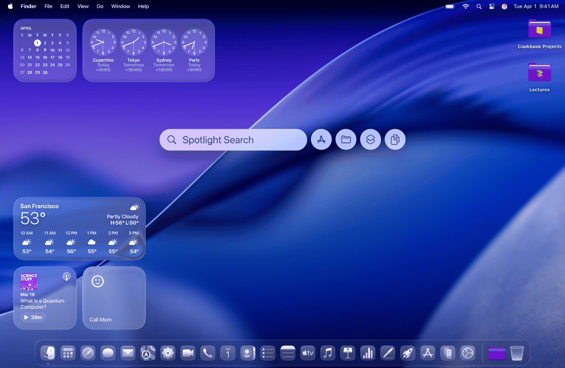 Spotlight search