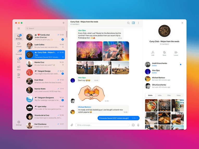 Telegram for Mac
