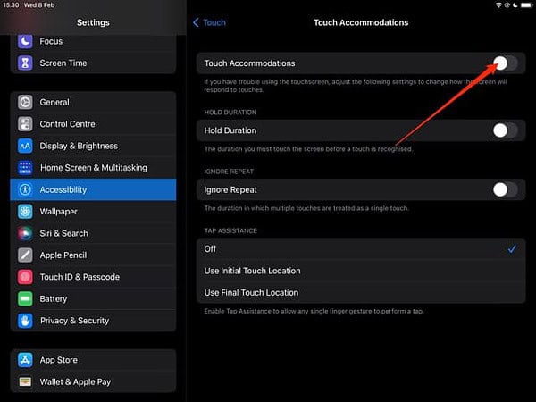 How To Make Ipad Screen Not Touchable