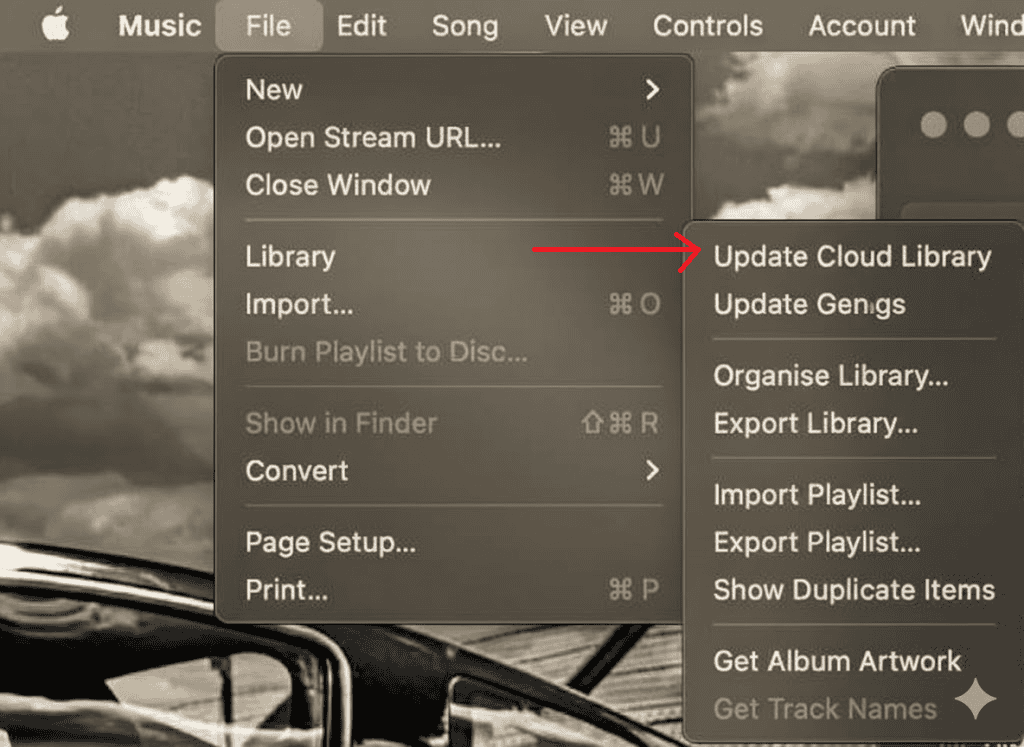 Update Apple Music Cloud Library