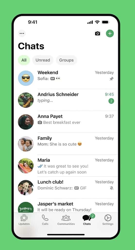 WhatsApp for iPhone
