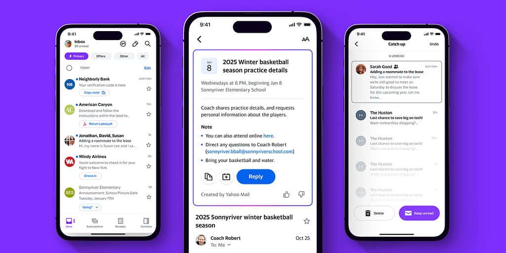 Yahoo Mail on iPhone