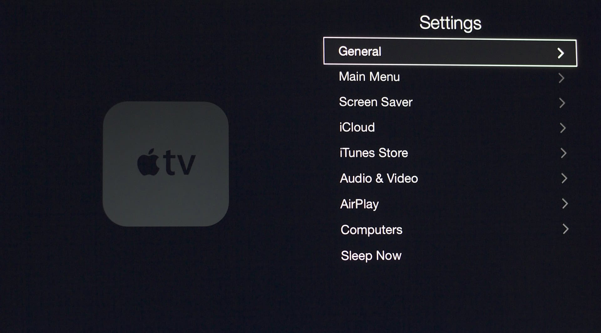 apple tv general