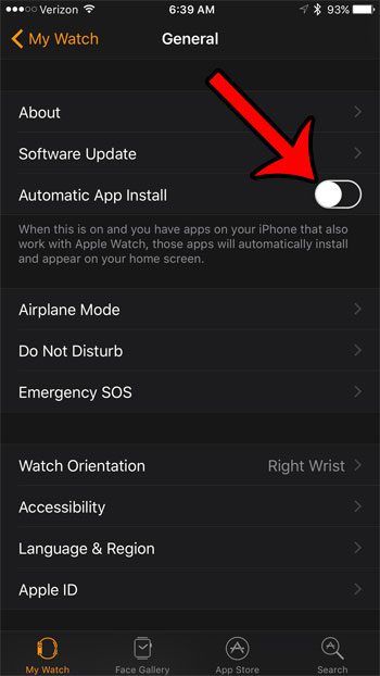 Turn Off Automatic App Installation