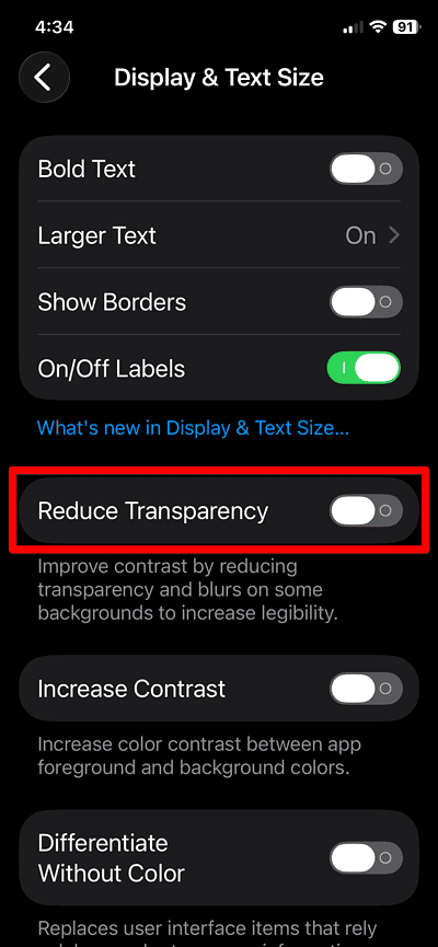 iOS 26 accessibility settings 3