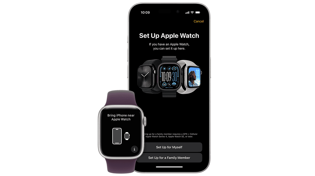initial setup pair apple watch iphone