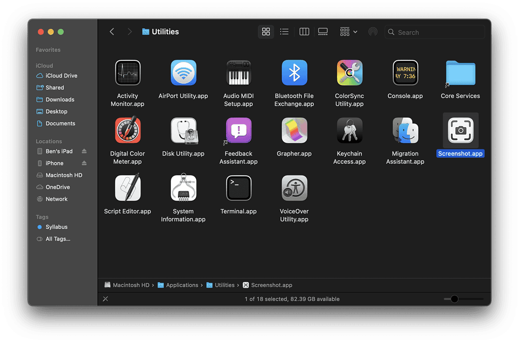 macOS Screenshot Utility
