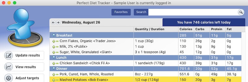 perfect diet tracker