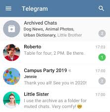 Telegram messages