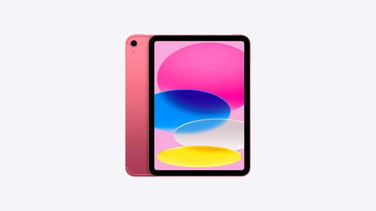 A pink ipad