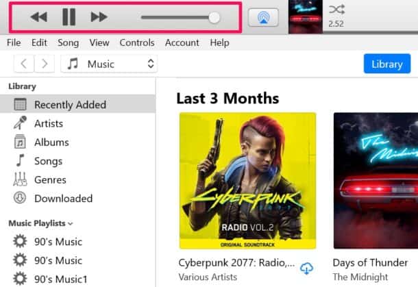 Adjust Volume iTunes