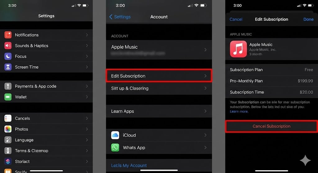 Cancel Apple Music Subscription