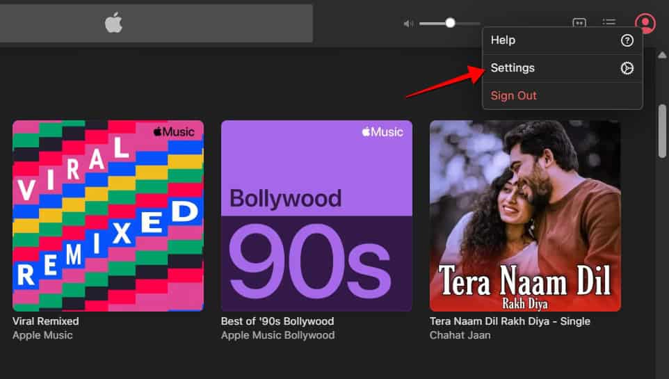 Cancel Apple music on Web