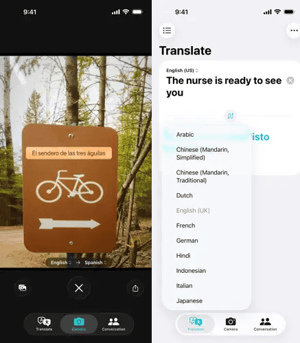 Translate iPhone