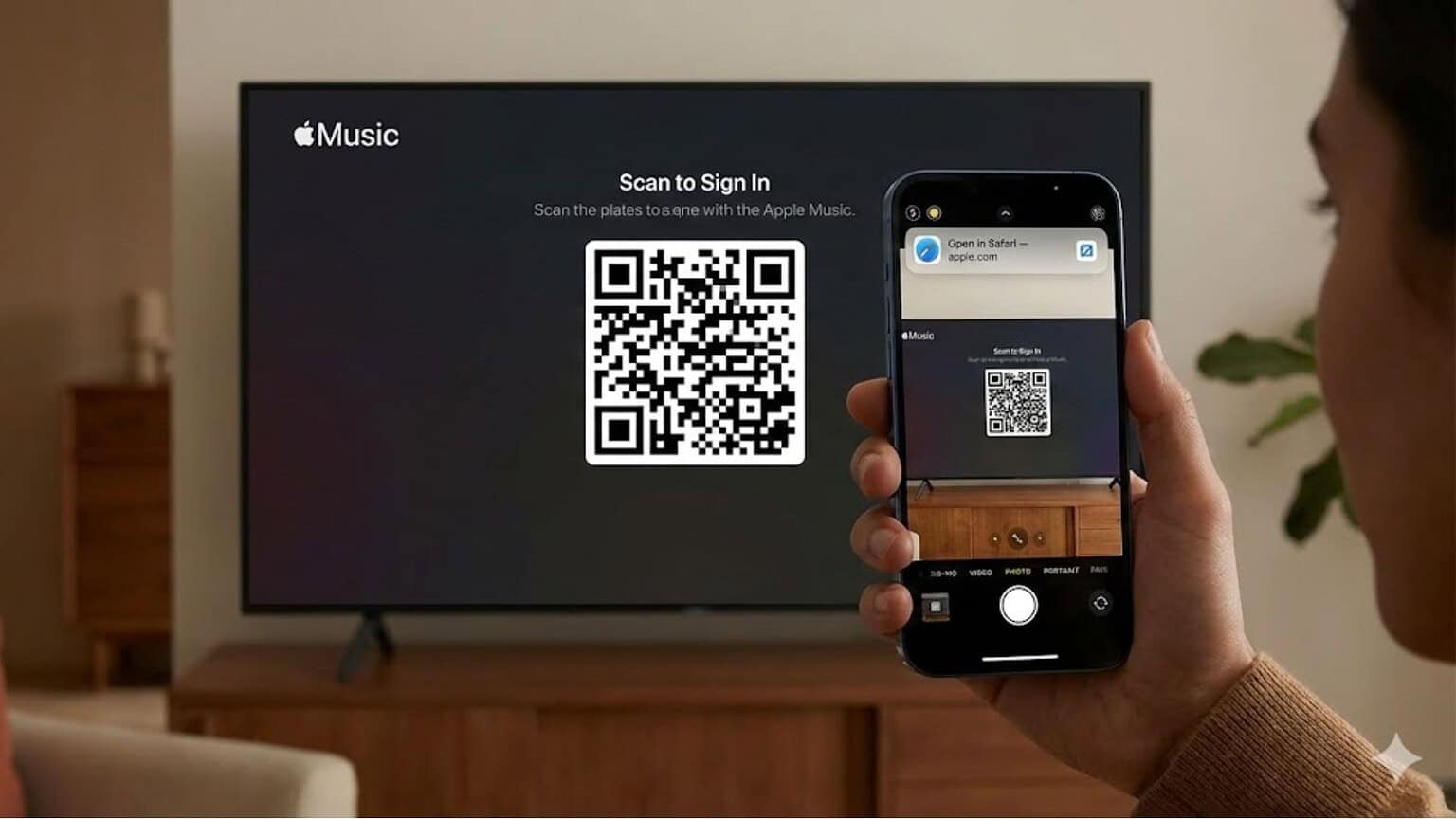 How to Login to Apple Music with a QR Code