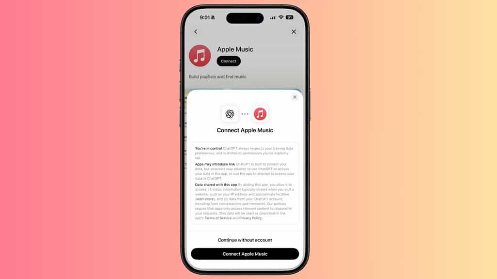 How to Set Up the Apple Music App on ChatGPT