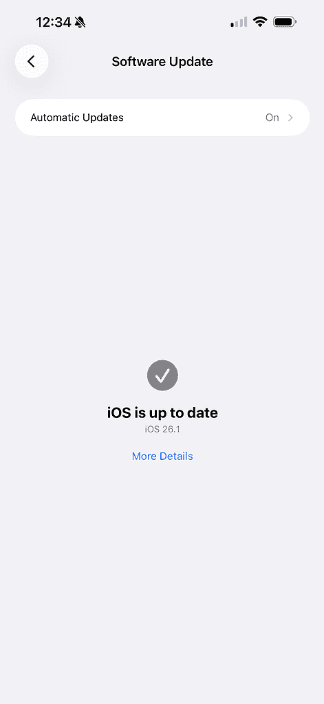 iOS update