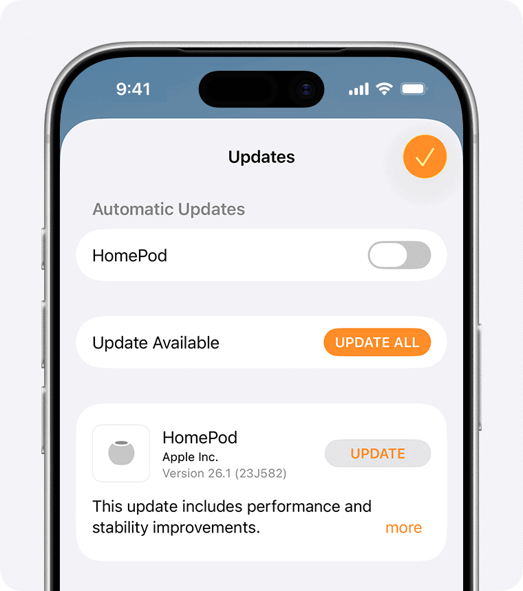 HomePod update