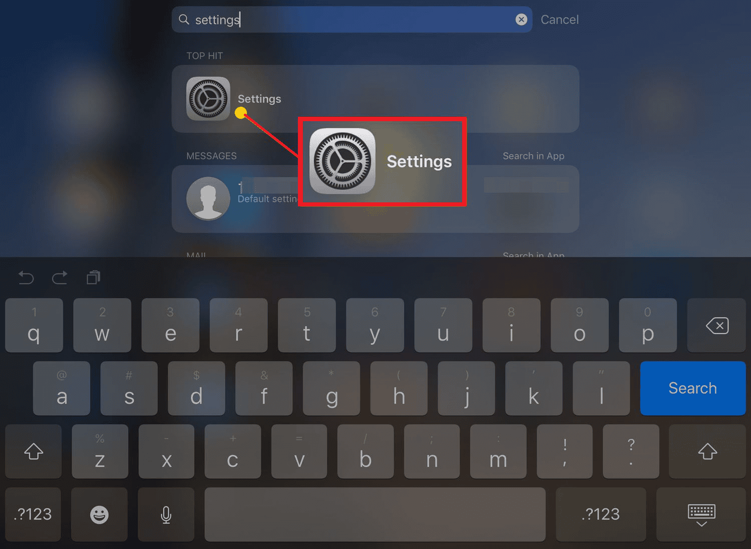 iPad Settings