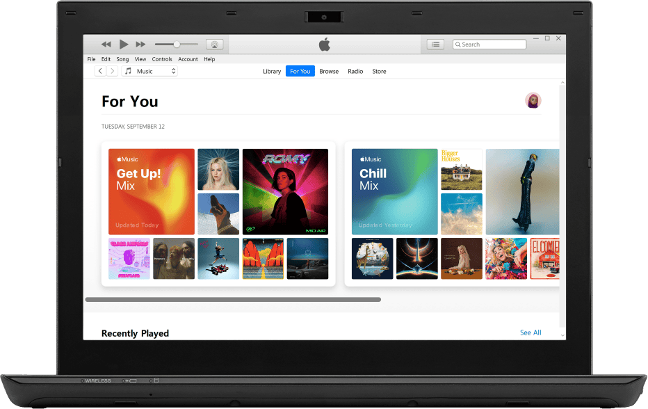 iTunes on PC