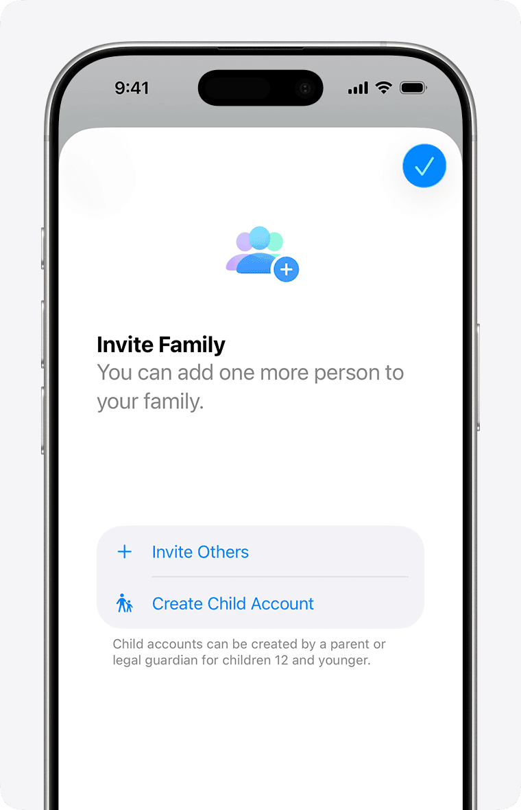 add a child account